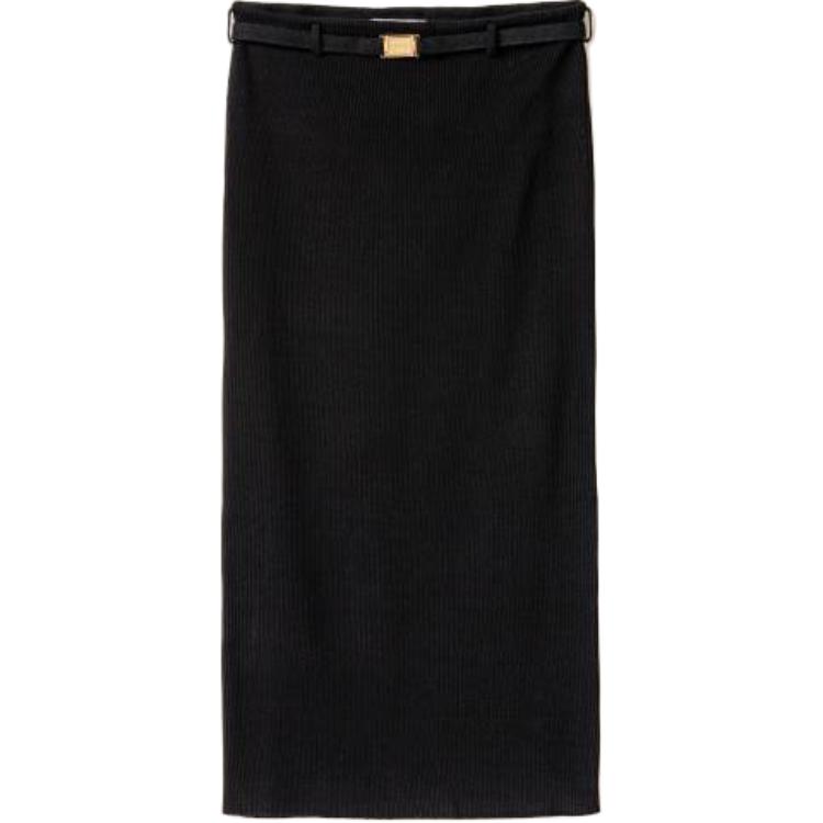 MIU MIU Женская черная повседневная длинная юбка 
MIU MIU Женская черная повседневная длинная юбка