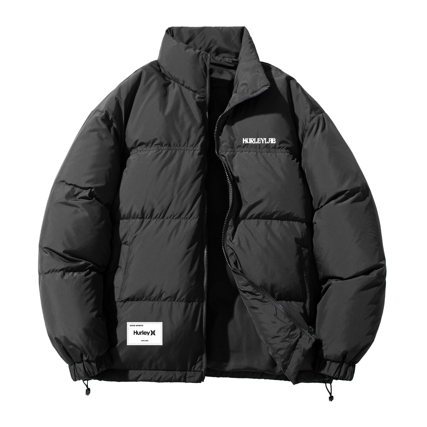 Пуховик унисекс Hurley, Темно-серый
Пуховик унисекс Hurley, Темно-серый