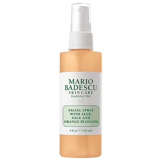 Спрей для лица с алоэ, шалфеем и апельсиновым цветом 118мл Mario Badescu
Спрей для лица с алоэ, шалфеем и апельсиновым цветом 118мл Mario Badescu