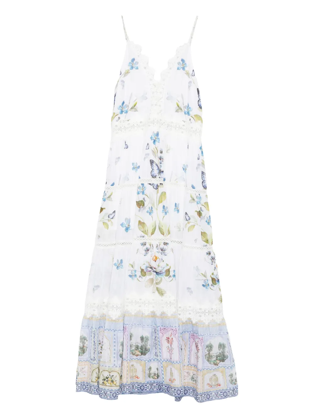 Ярусное платье с цветочным кружевом Camilla, белый
Ярусное платье с цветочным кружевом Camilla, белый