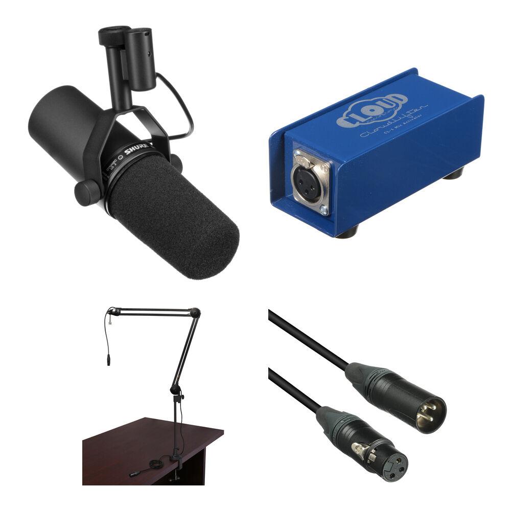 Комплект вещателя Shure SM7B с комплектом CloudLifter CL-1
Комплект вещателя Shure SM7B с комплектом CloudLifter CL-1