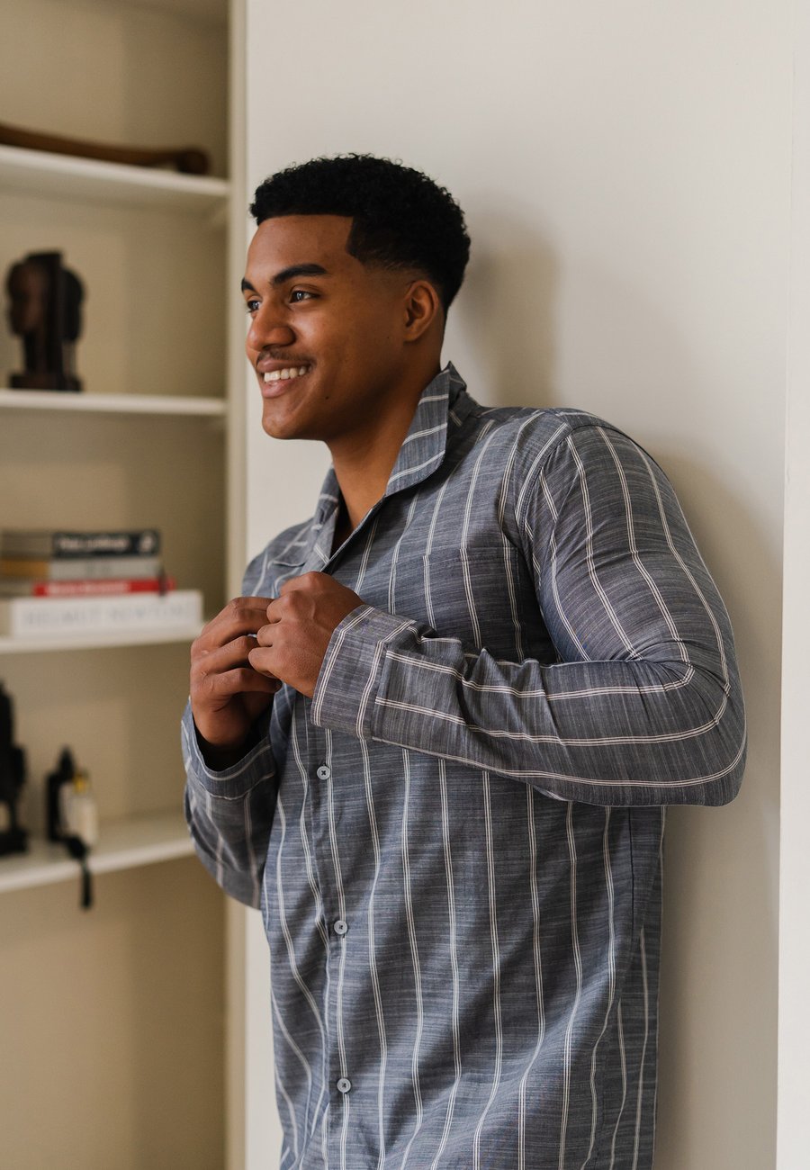 Пижамный комплект Phil & Co. Berlin SET, Gray Striped/Grey
Пижамный комплект Phil & Co. Berlin SET, Gray Striped/Grey