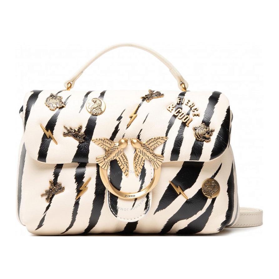 PINKO Пуф из овчины Сумка Клатч Плечевая сумка Через плечо Женская Черная Белая
PINKO Пуф из овчины Сумка Клатч Плечевая сумка Через плечо Женская Черная Белая