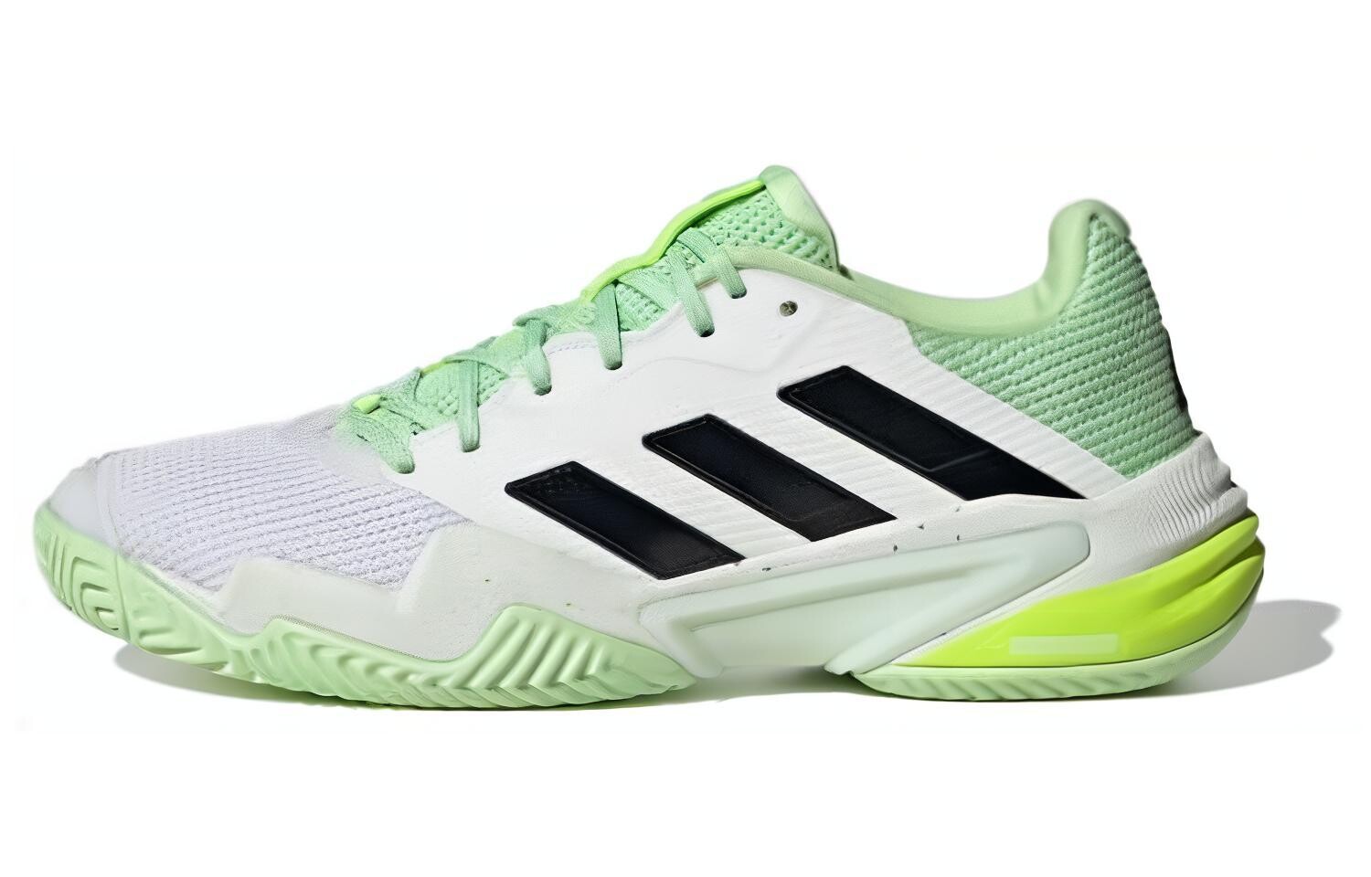 Кроссовки adidas Barricade 13 Cloud White Core Black Semi Green Spark, белый/черный/зеленый
Кроссовки adidas Barricade 13 Cloud White Core Black Semi Green Spark, белый/черный/зеленый