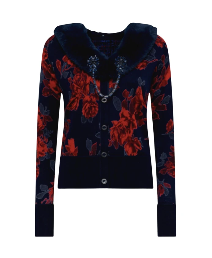 Двусторонний кардиган из розового и твидового хлопка Blugirl, мультиколор
Двусторонний кардиган из розового и твидового хлопка Blugirl, мультиколор