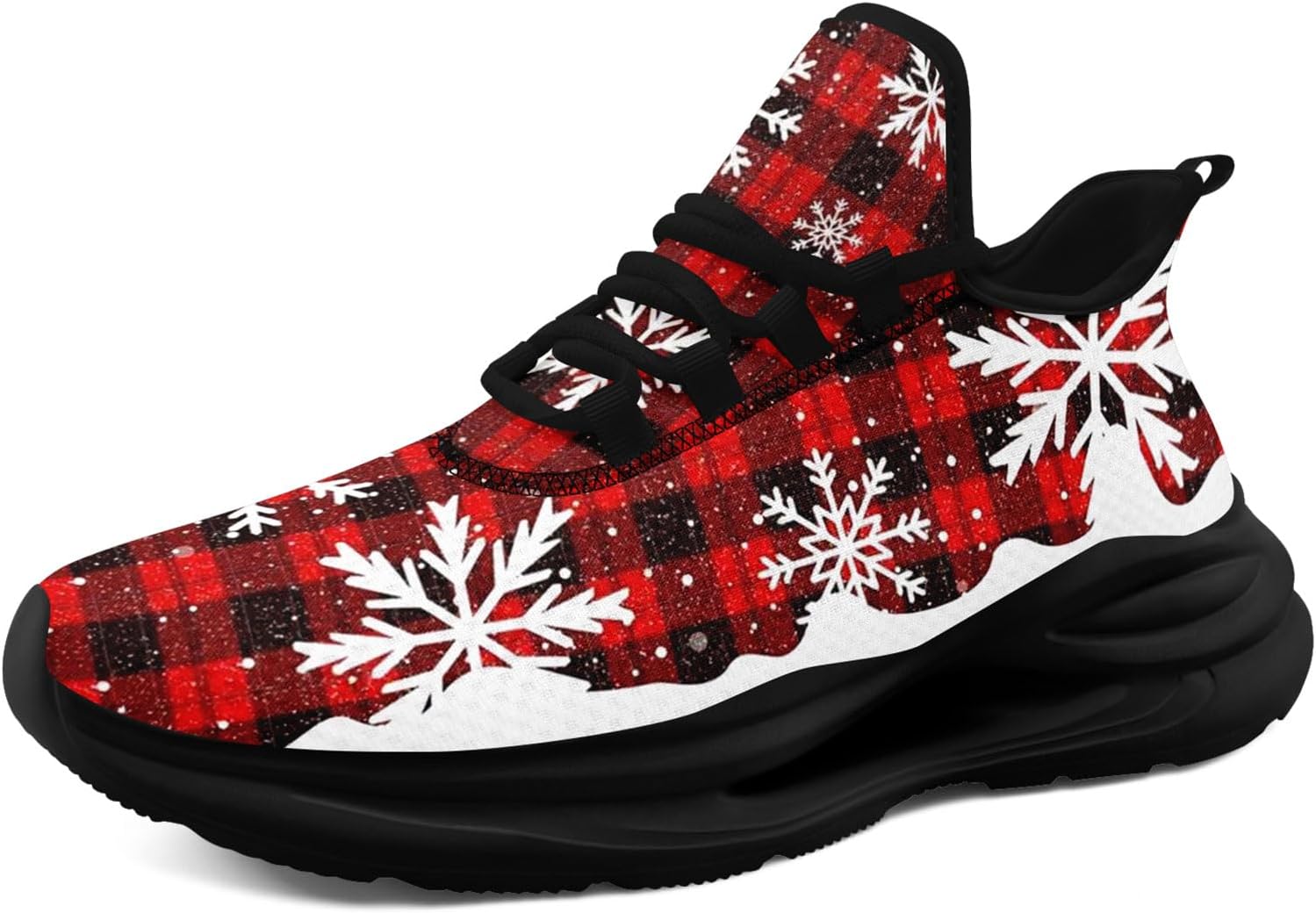 Рождественские кроссовки для женщин и мужчин, легкие, дышащие, модные спортивные кроссовки для бега и тренажерного зала с принтом Санты Awsole, белый/черный/красный
Рождественские кроссовки для женщин и мужчин, легкие, дышащие, модные спортивные кроссовки для бега и тренажерного зала с принтом Санты Awsole, белый/черный/красный