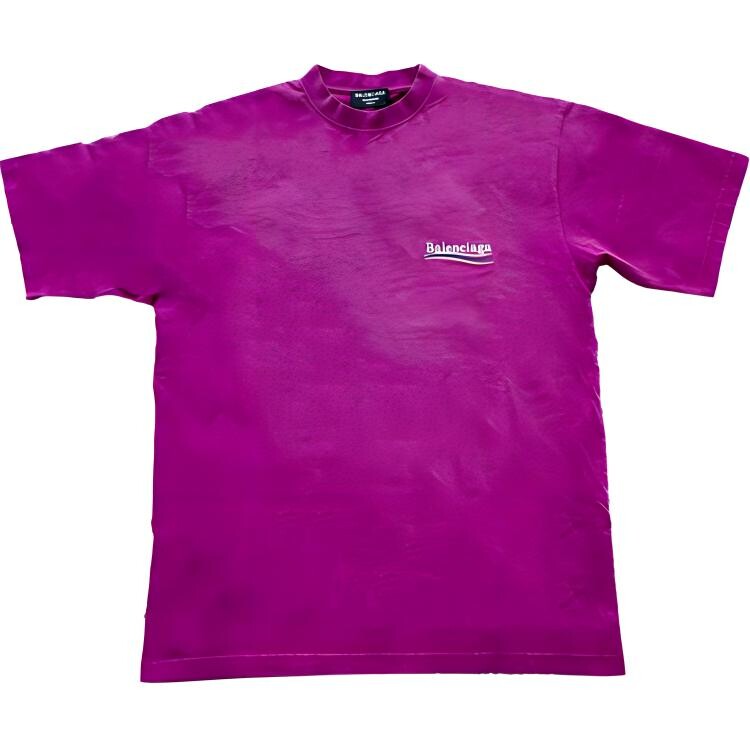 Футболка мужская розовая Balenciaga, розовый 
Футболка мужская розовая Balenciaga, розовый