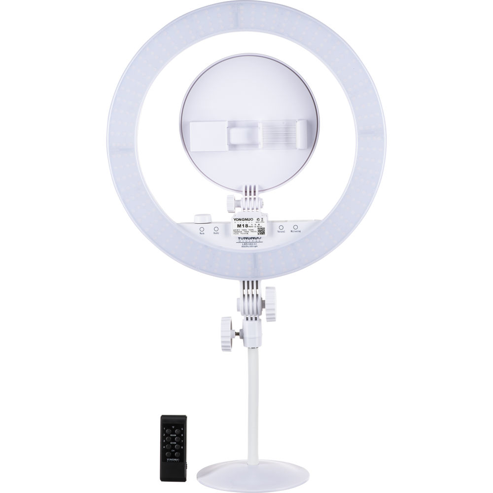 Двухцветный светодиодный кольцевой светильник Yongnuo YN208C Pro
Двухцветный светодиодный кольцевой светильник Yongnuo YN208C Pro