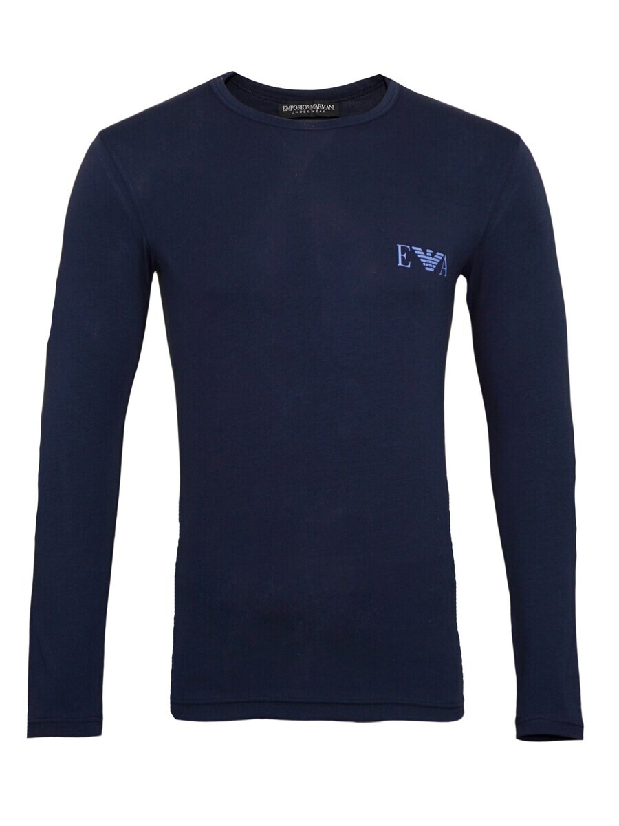 Лонгслив Emporio Armani Shirt, темно-синий 
Лонгслив Emporio Armani Shirt, темно-синий