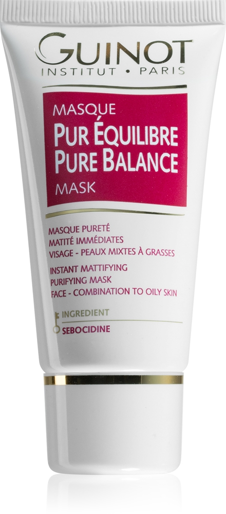 Очищающая маска Pure Balance, контролирующая выработку кожного сала и сужающая поры Guinot, 50 мл
Очищающая маска Pure Balance, контролирующая выработку кожного сала и сужающая поры Guinot, 50 мл