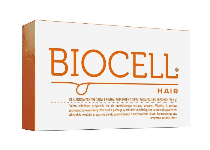Добавка для укрепления волос Biocell Hair Kapsułki , 30 шт
Добавка для укрепления волос Biocell Hair Kapsułki , 30 шт
