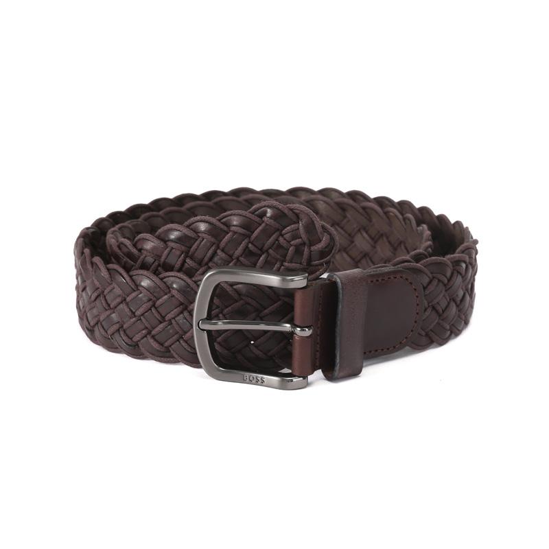 HUGO BOSS Кожаный ремень мужской тёмно-коричневый 3.5 см, Dark Brown
HUGO BOSS Кожаный ремень мужской тёмно-коричневый 3.5 см, Dark Brown