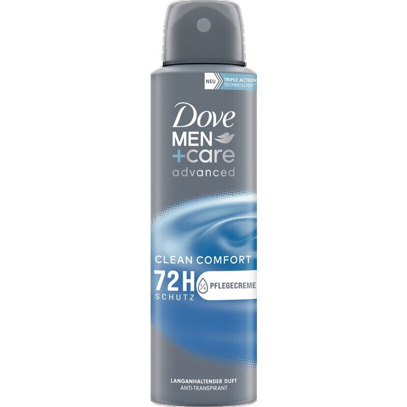 Дезодорант-спрей-антиперспирант Advanced Clean Comfort Dove Men+Care, 150 ml
Дезодорант-спрей-антиперспирант Advanced Clean Comfort Dove Men+Care, 150 ml