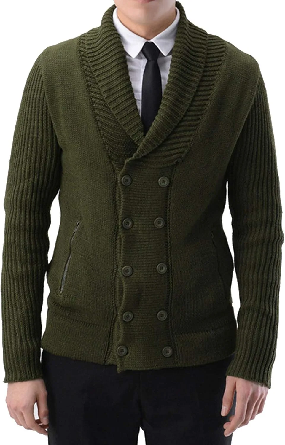 Кардиган Flygo мужской с воротником-шалью и крупной вязкой
Кардиган Flygo мужской с воротником-шалью и крупной вязкой