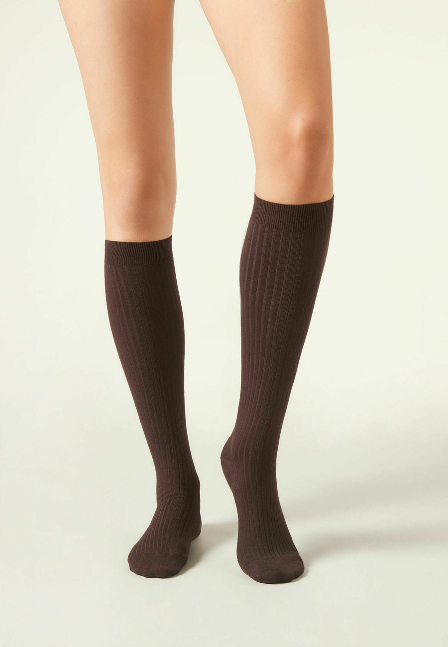 Носки Calzedonia Knee high socks, Brown/Brown
Носки Calzedonia Knee high socks, Brown/Brown