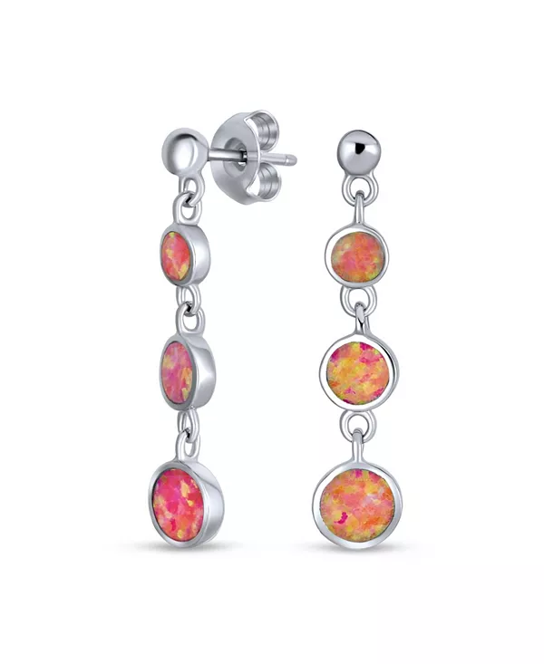 Серьги-Подвески с геометрическим узором, круглым диском, линейным кругом, синтетическим опалом, стерлинговое серебро Bling Jewelry, pink
Серьги-Подвески с геометрическим узором, круглым диском, линейным кругом, синтетическим опалом, стерлинговое серебро Bling Jewelry, pink