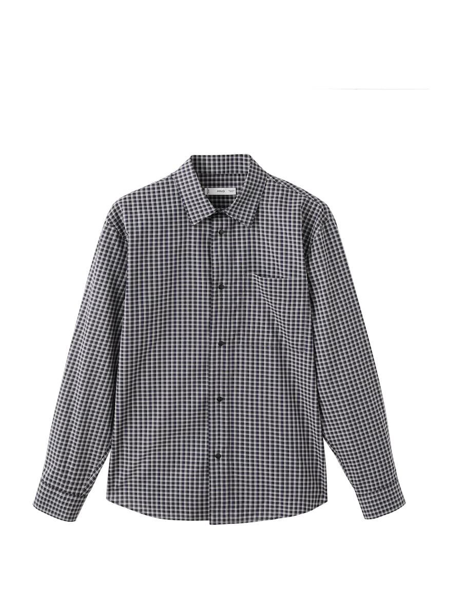 Рубашка на пуговицах Comfort fit MANGO MAN Vichy, черный
Рубашка на пуговицах Comfort fit MANGO MAN Vichy, черный