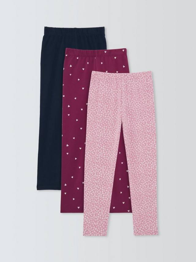 Детские легинсы с принтом Plain/Heart/Floral John Lewis, Pack of 3, Pink, Red, Blue
Детские легинсы с принтом Plain/Heart/Floral John Lewis, Pack of 3, Pink, Red, Blue