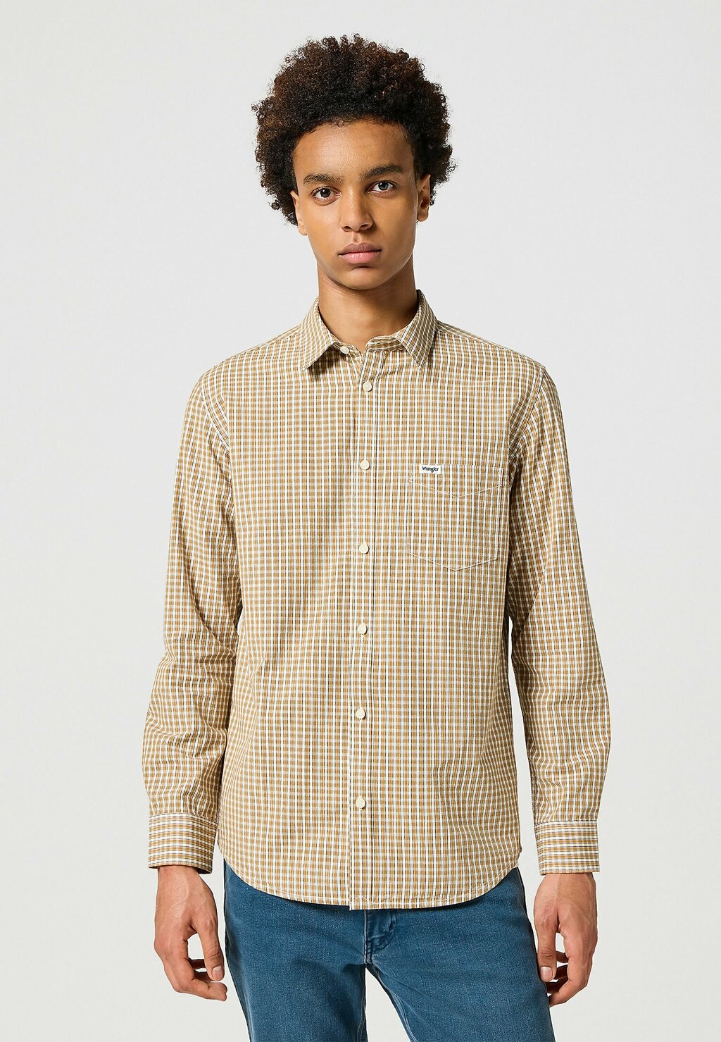 Рубашка Wrangler, светло-коричневый
Рубашка Wrangler, светло-коричневый