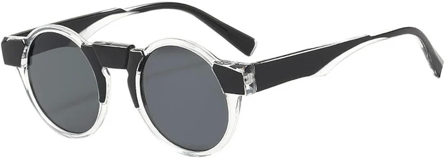 Солнцезащитные очки с защитой от УФ-излучения UV400 | Круглые панк-очки с желтыми и розовыми линзами | для женщин и мужчин, для занятий спортом на открытом воздухе и вождения DSVIGF, Clear-black
Солнцезащитные очки с защитой от УФ-излучения UV400 | Круглые панк-очки с желтыми и розовыми линзами | для женщин и мужчин, для занятий спортом на открытом воздухе и вождения DSVIGF, Clear-black