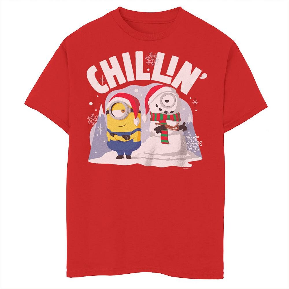 Рождественская футболка с рисунком снеговика Dave Chillin' для мальчиков 8–20 лет «Гадкий я» Licensed Character, красный
Рождественская футболка с рисунком снеговика Dave Chillin' для мальчиков 8–20 лет «Гадкий я» Licensed Character, красный