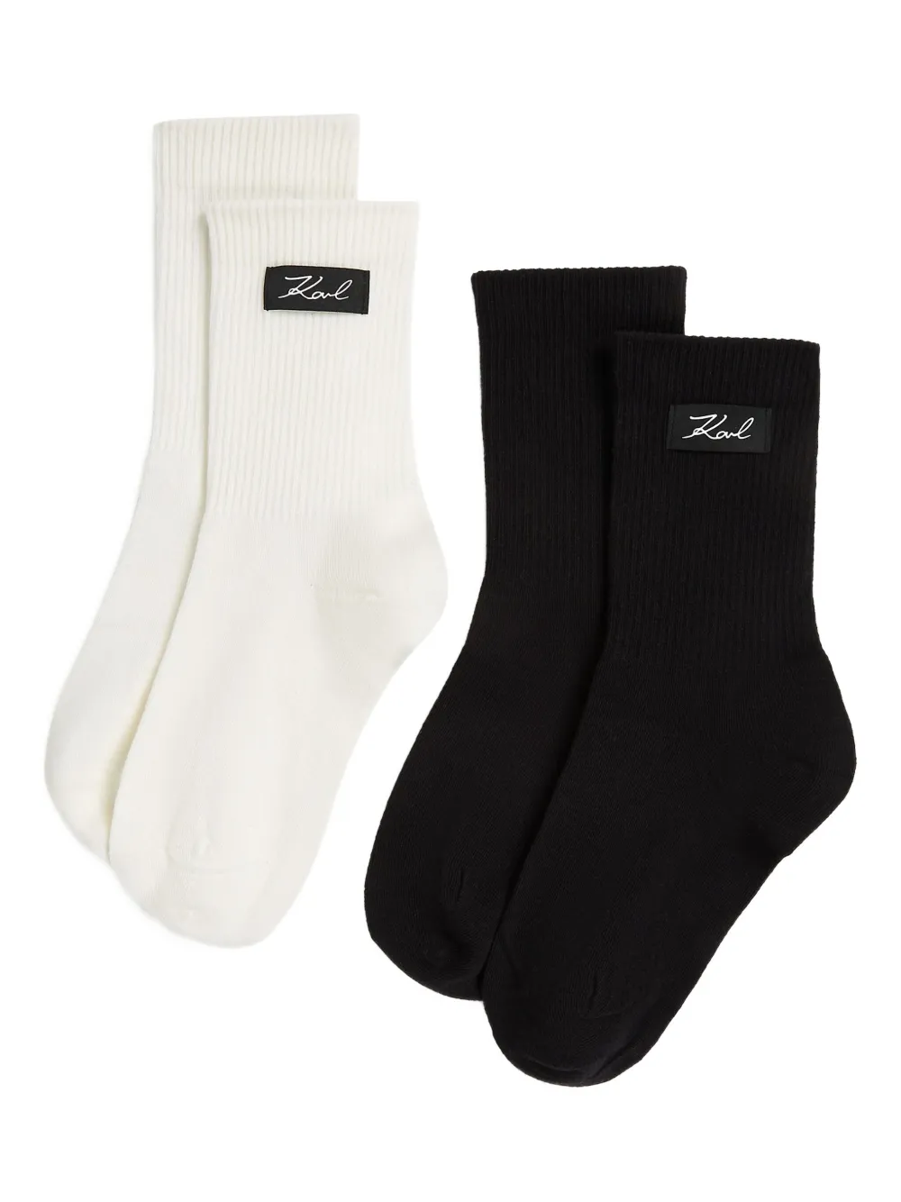 Комплект из двух пар носков с логотипом Karl Lagerfeld, белый
Комплект из двух пар носков с логотипом Karl Lagerfeld, белый
