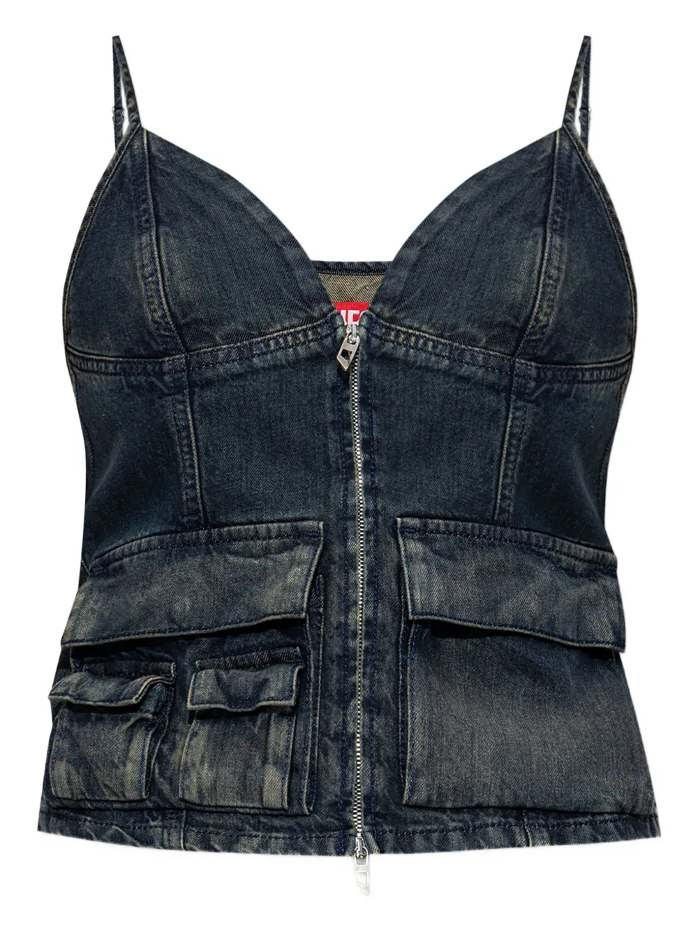 Топ De-Mellis-S с застежкой-молнией и карманом-клапаном спереди DIESEL, черный
Топ De-Mellis-S с застежкой-молнией и карманом-клапаном спереди DIESEL, черный