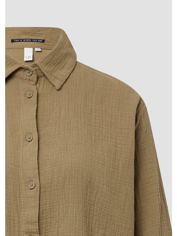 Блузка QS, оливковый
Блузка QS, оливковый