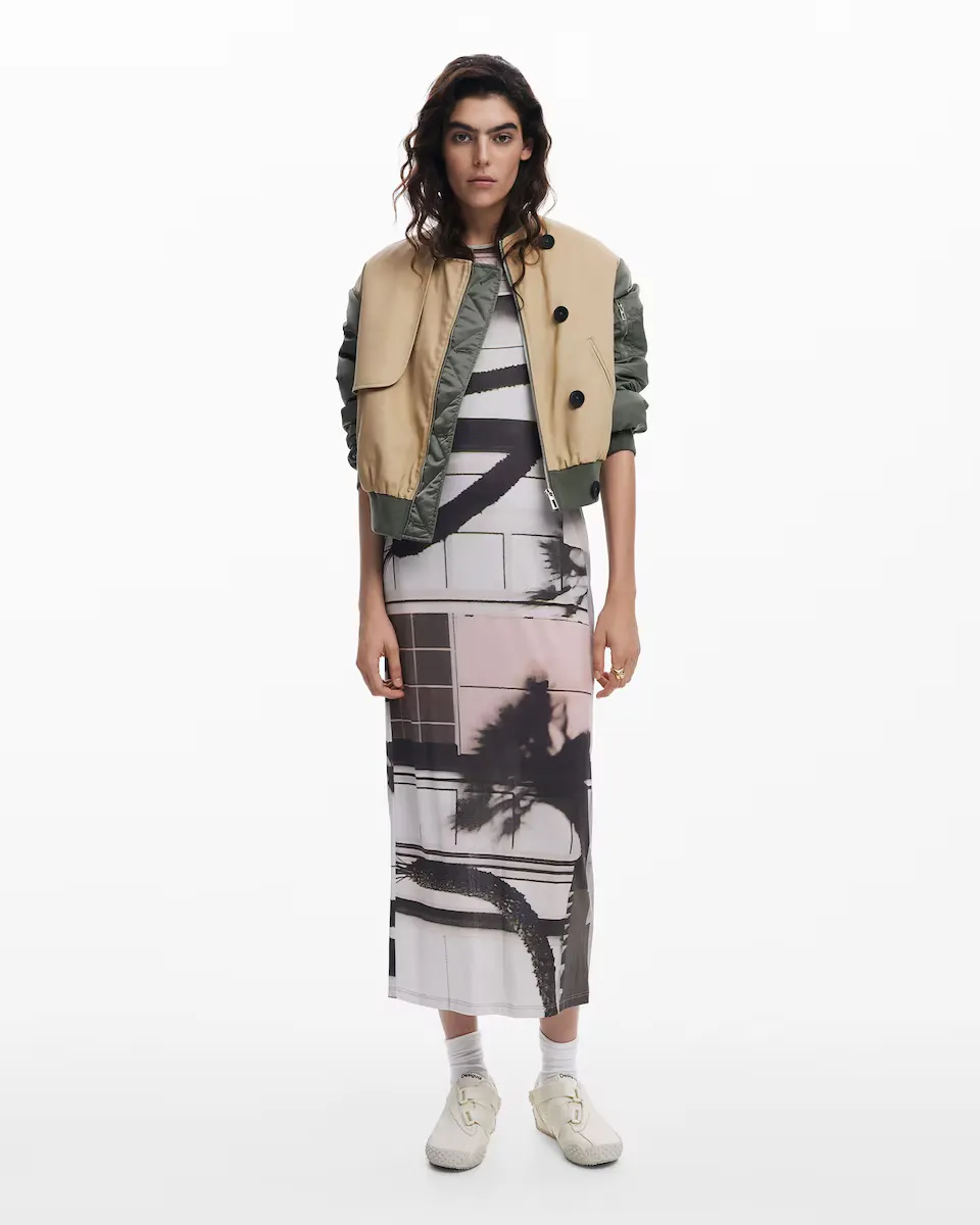 Артистичное миди-платье Desigual, белый
Артистичное миди-платье Desigual, белый