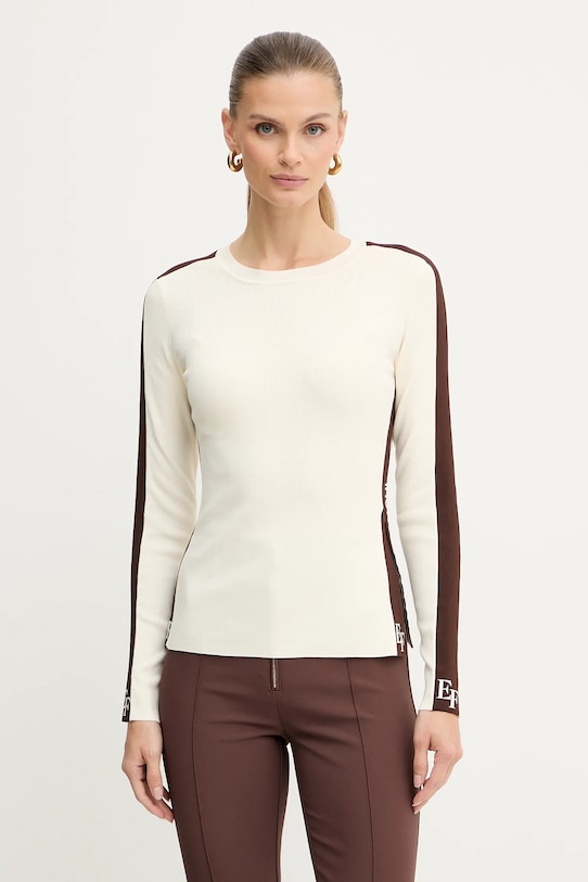 Свитер Elisabetta Franchi, бежевый
Свитер Elisabetta Franchi, бежевый