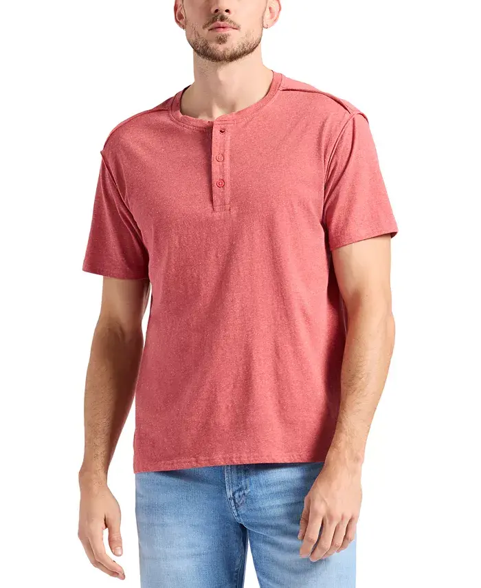 Мужская футболка Kitform с коротким рукавом и эффектом крапинки в стиле Henley Buffalo David Bitton, красный
Мужская футболка Kitform с коротким рукавом и эффектом крапинки в стиле Henley Buffalo David Bitton, красный