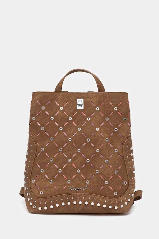 Рюкзак YANKEE METAL PATCH S Desigual, коричневый
Рюкзак YANKEE METAL PATCH S Desigual, коричневый