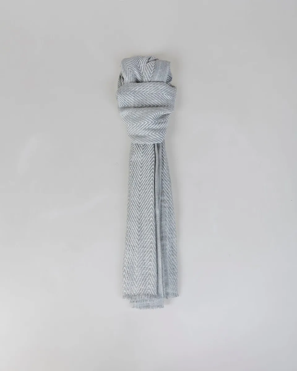 Женский платок из жаккарда с елочкой и мраморным эффектом System Action, серый
Женский платок из жаккарда с елочкой и мраморным эффектом System Action, серый