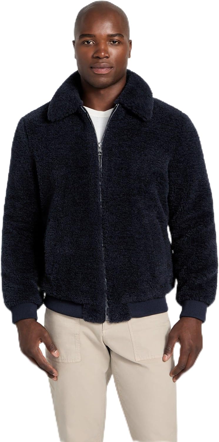 GUESS мужская эко-куртка-бомбер Teddy, Smart Blue
GUESS мужская эко-куртка-бомбер Teddy, Smart Blue