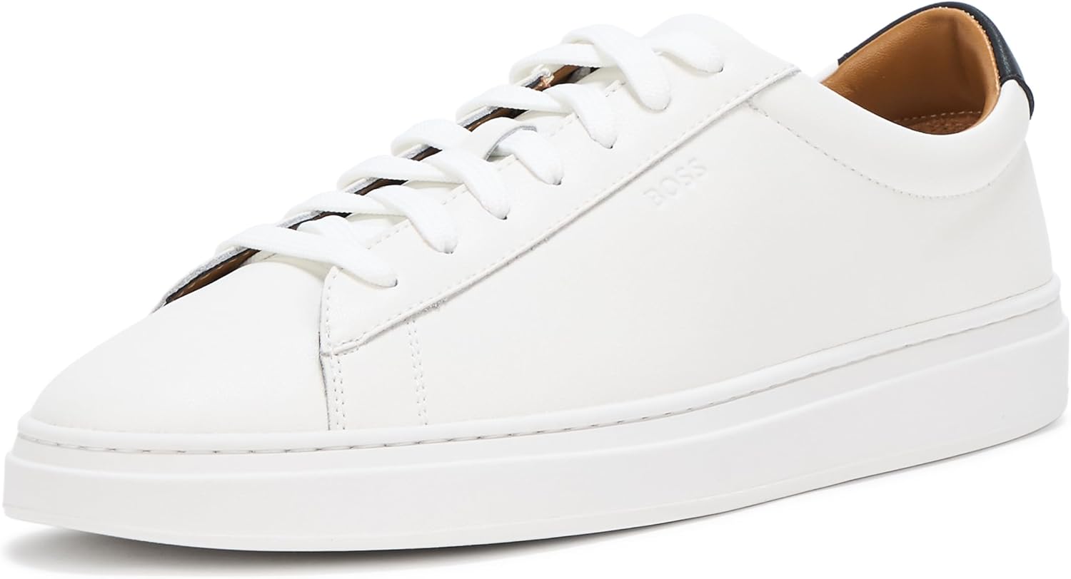 BOSS Мужские кроссовки Kieran из гладкой кожи, Salted White
BOSS Мужские кроссовки Kieran из гладкой кожи, Salted White