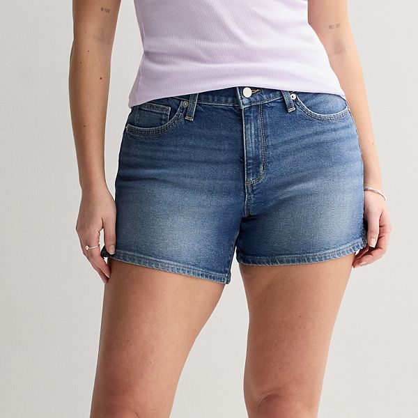 Женские джинсовые шорты mid rise curvy Sonoma Goods For Life, Blue Wash
Женские джинсовые шорты mid rise curvy Sonoma Goods For Life, Blue Wash