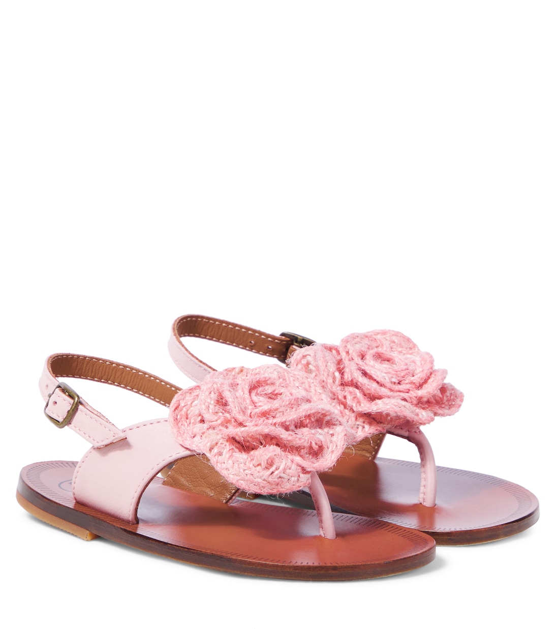 Кожаные сандалии с цветочной аппликацией PèPè, Camelia
Кожаные сандалии с цветочной аппликацией PèPè, Camelia