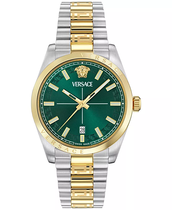 Мужские часы Swiss Millenyium с двухцветным браслетом из нержавеющей стали, 40 мм Versace
Мужские часы Swiss Millenyium с двухцветным браслетом из нержавеющей стали, 40 мм Versace