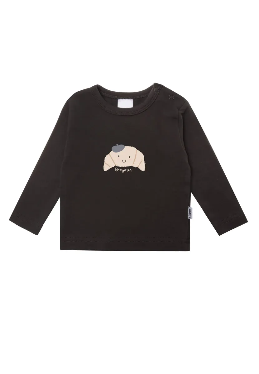 Лилипутская рубашка с длинными рукавами "Круассан Бонжур" с милым принтом Liliput, черный
Лилипутская рубашка с длинными рукавами "Круассан Бонжур" с милым принтом Liliput, черный