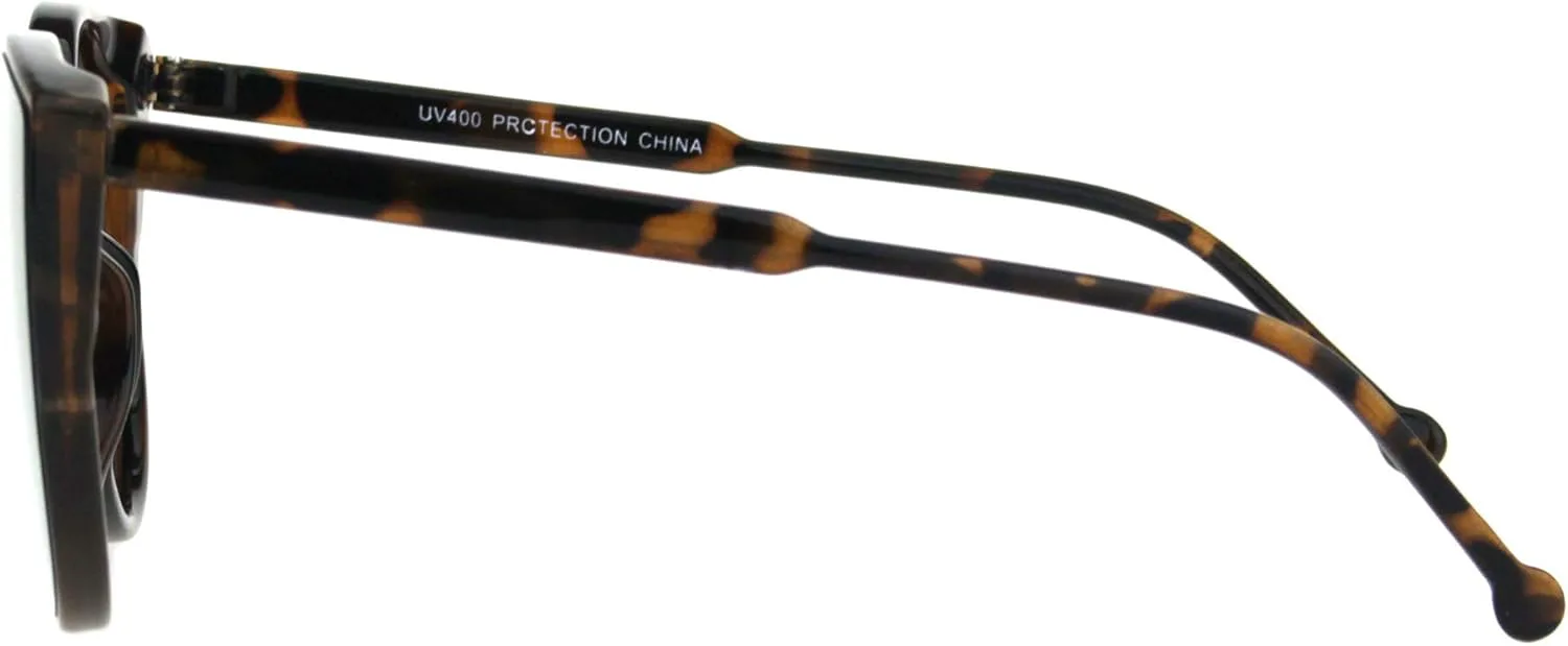 Женские солнцезащитные очки PASTL круглой формы «кошачий глаз», модные ретро-очки с зеркальными линзами и защитой от УФ-излучения UV 400, Tortoise (Gold Mirror)
Женские солнцезащитные очки PASTL круглой формы «кошачий глаз», модные ретро-очки с зеркальными линзами и защитой от УФ-излучения UV 400, Tortoise (Gold Mirror)