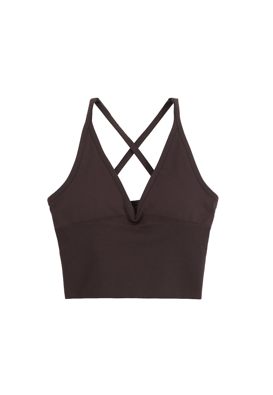 Спортивный бюстгальтер-бралетт Aim'n, коричневый
Спортивный бюстгальтер-бралетт Aim'n, коричневый