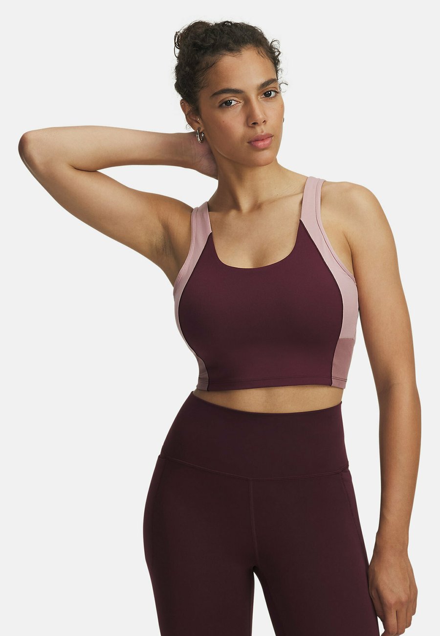 Бюстгальтер Under Armour MERIDIAN COLORBLOCK, Maroon Mist /Brown
Бюстгальтер Under Armour MERIDIAN COLORBLOCK, Maroon Mist /Brown