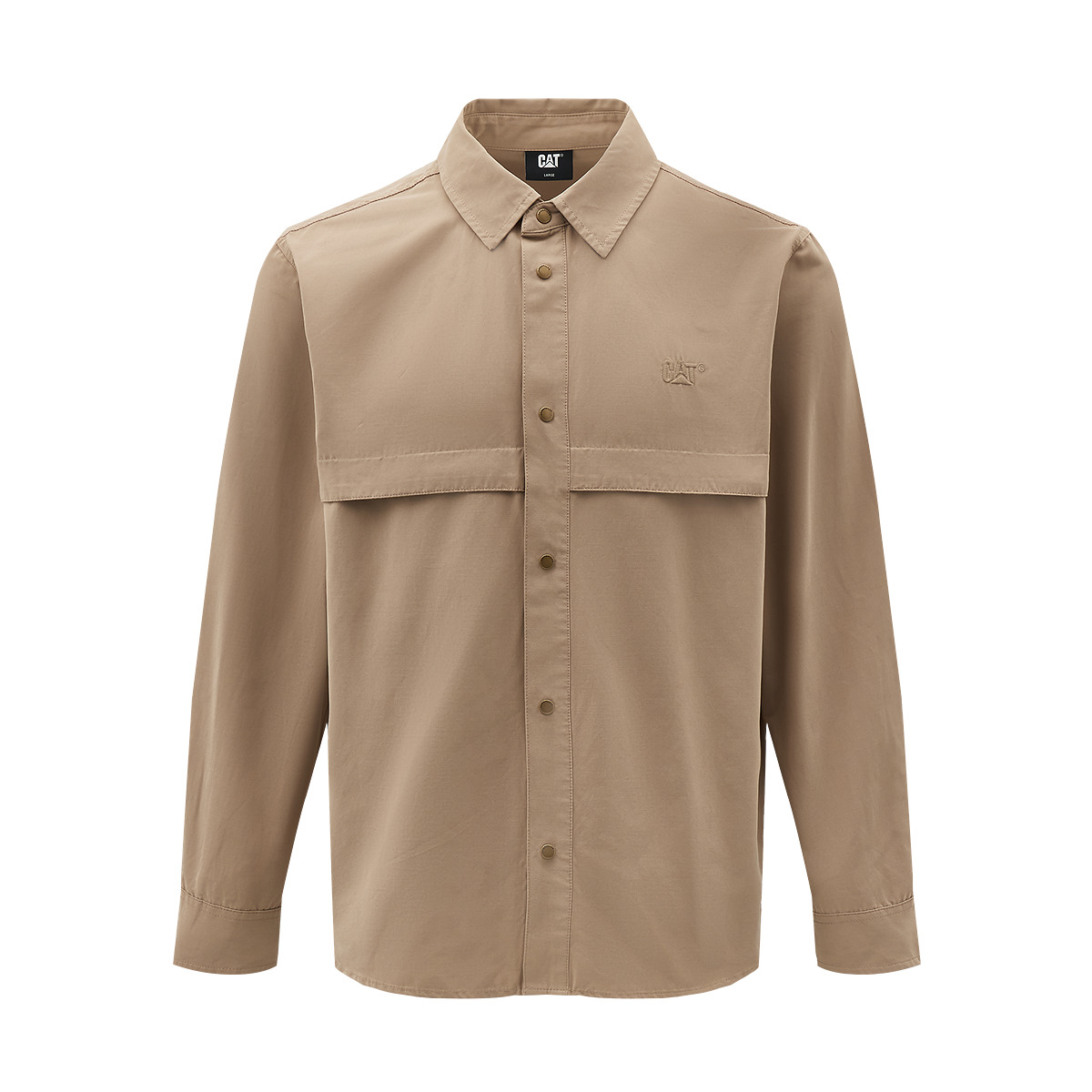 Мужская рубашка CAT, серый хаки
Мужская рубашка CAT, серый хаки