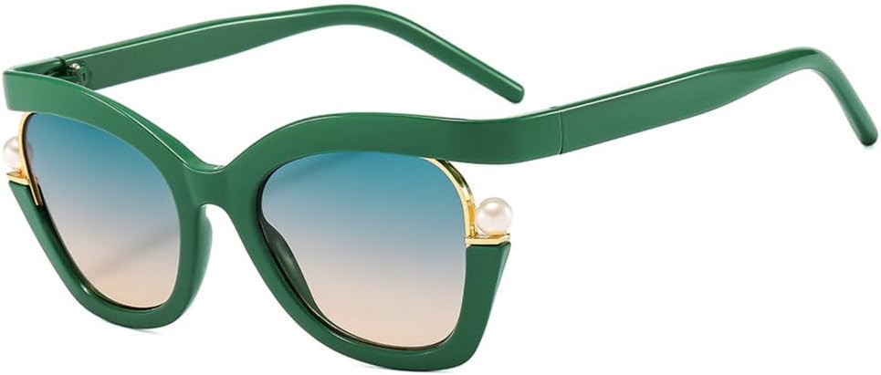 Женские солнцезащитные очки «кошачий глаз» с перламутровым блеском, роскошные женские солнцезащитные очки, зеленые летние очки с защитой от УФ-излучения UV400 TYUVIVO, Green
Женские солнцезащитные очки «кошачий глаз» с перламутровым блеском, роскошные женские солнцезащитные очки, зеленые летние очки с защитой от УФ-излучения UV400 TYUVIVO, Green