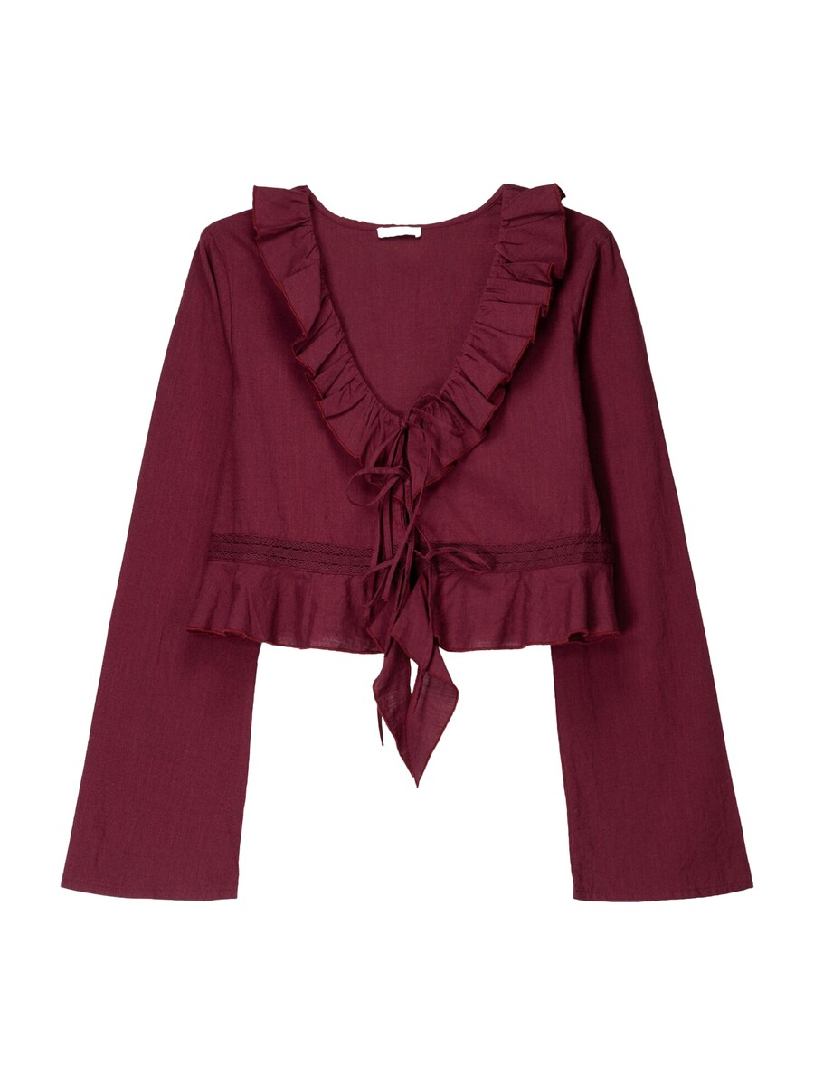 Блуза Bershka, бордовый
Блуза Bershka, бордовый