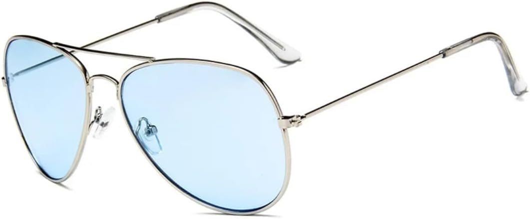 Солнцезащитные очки с защитой от УФ-излучения UV400 | Металлический панк, двойная перемычка | для женщин и мужчин, для занятий спортом на открытом воздухе и вождения DSVIGF, Silver-blue
Солнцезащитные очки с защитой от УФ-излучения UV400 | Металлический панк, двойная перемычка | для женщин и мужчин, для занятий спортом на открытом воздухе и вождения DSVIGF, Silver-blue