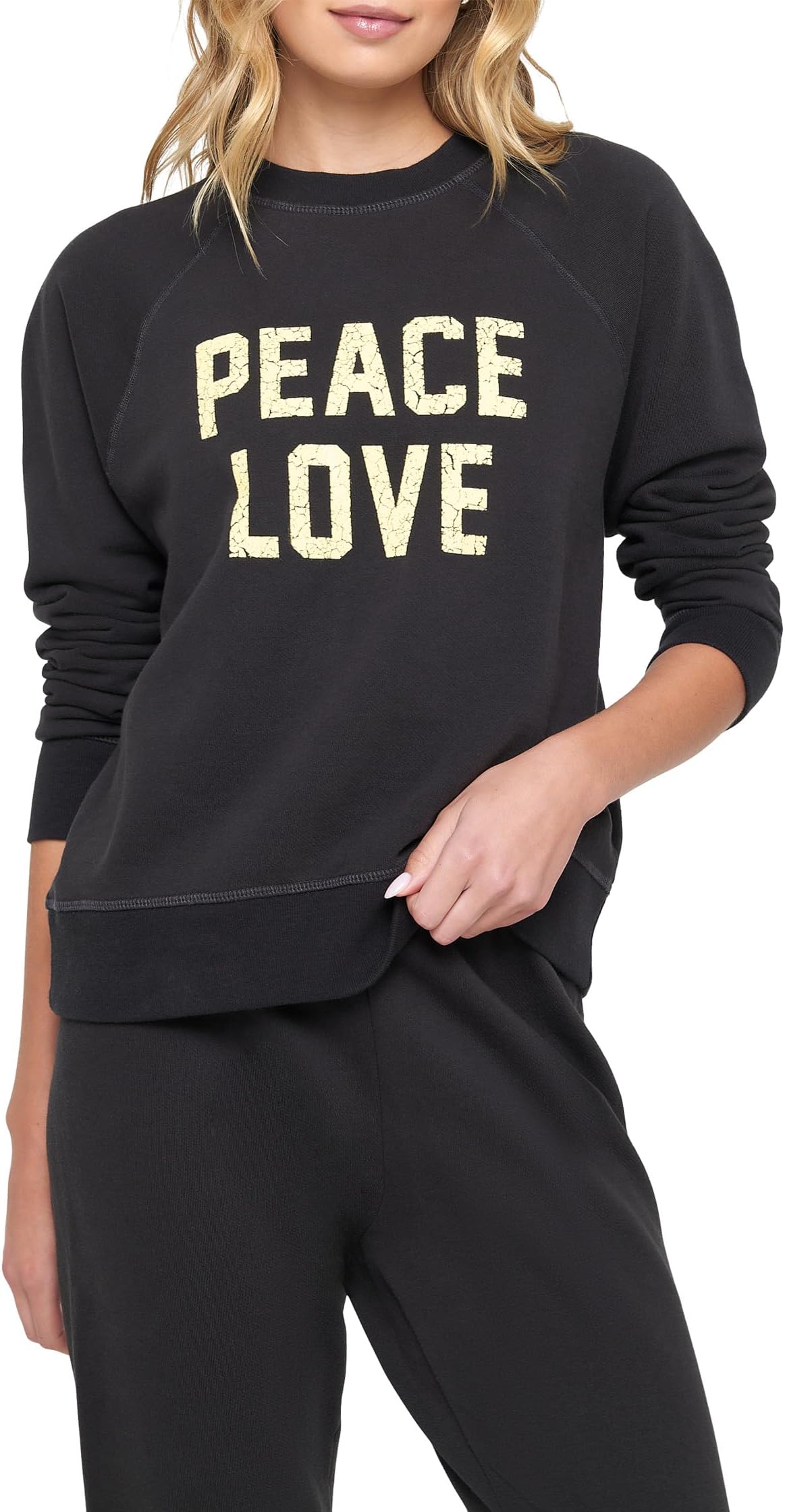 Свитер Spiritual Gangster CRACKLE PEACE FOREVER CREW, Black
Свитер Spiritual Gangster CRACKLE PEACE FOREVER CREW, Black