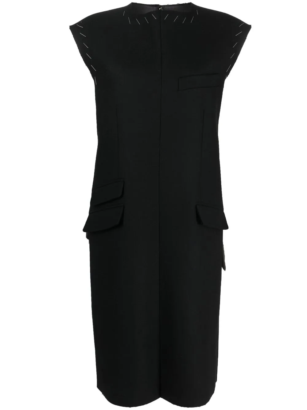 Шерстяное платье MAISON MARGIELA, черный
Шерстяное платье MAISON MARGIELA, черный