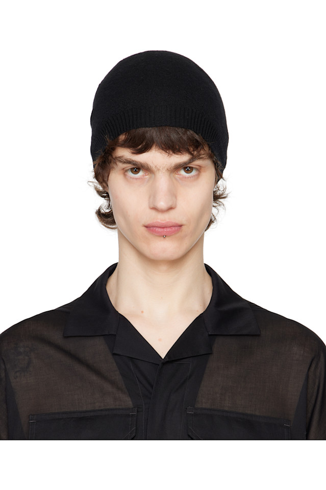 Кашемировая шапка Hollywood Rick Owens, черный
Кашемировая шапка Hollywood Rick Owens, черный