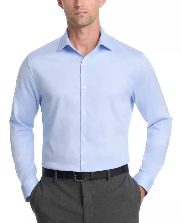 Мужская облегающая рубашка-стрейч Kenneth Cole Reaction, синий
Мужская облегающая рубашка-стрейч Kenneth Cole Reaction, синий